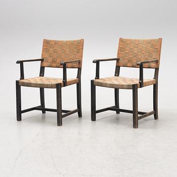 Gemla, a pair of armchairs model "5678", Diö, 1930s.