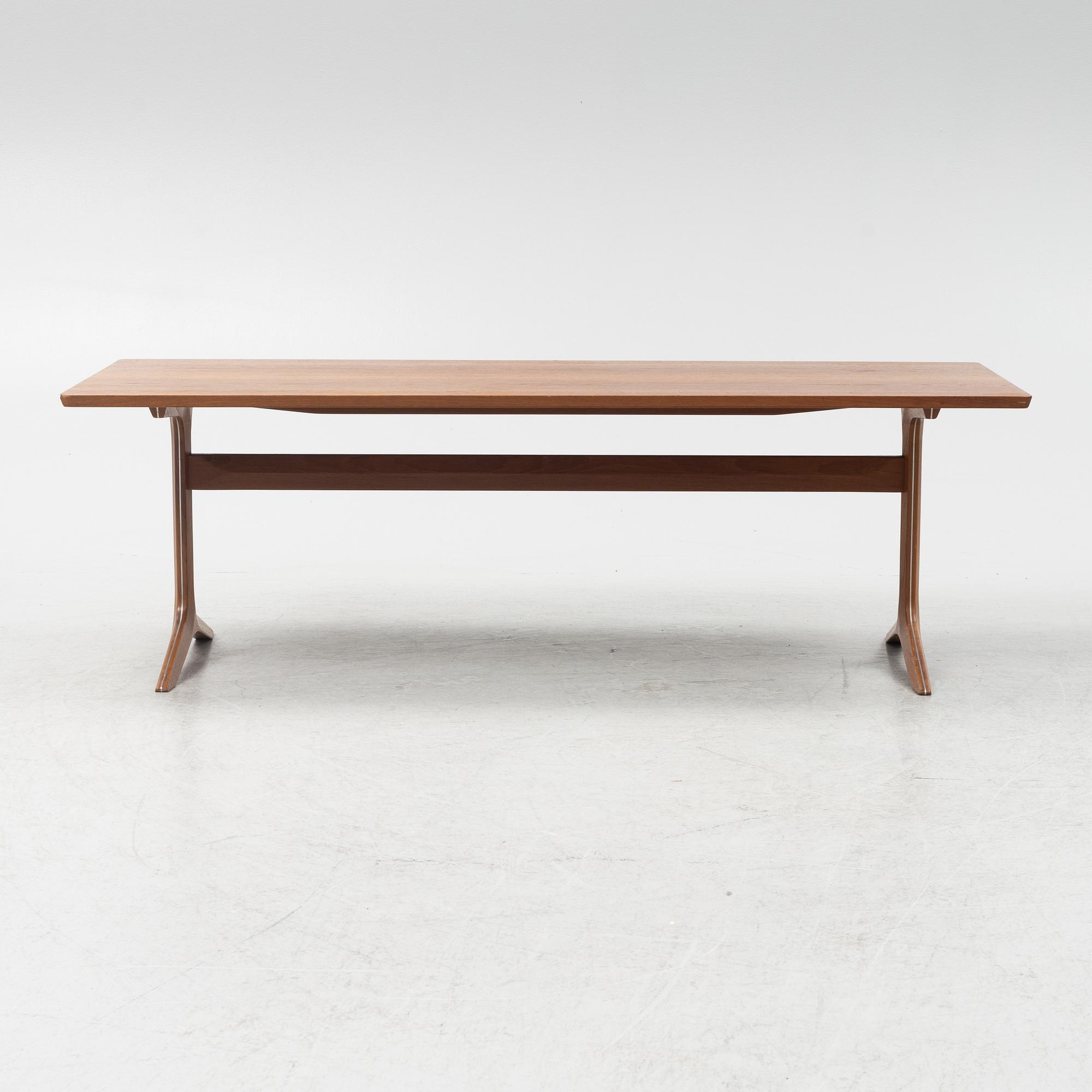 Peter Hvidt & Orla Mølgaard Nielsen, soffbord, "Silverline", France & Son, Danmark.