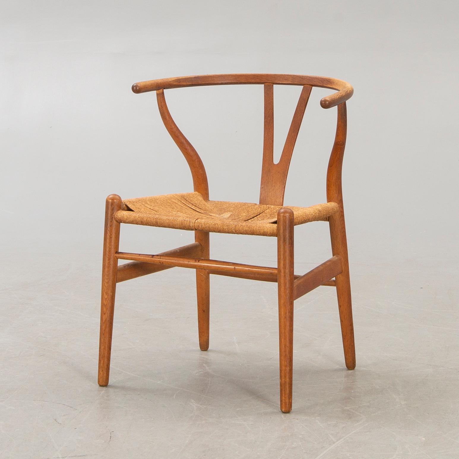 Hans J Wegner, chair, "Y-chair", Carl Hansen & Søn, Denmark.