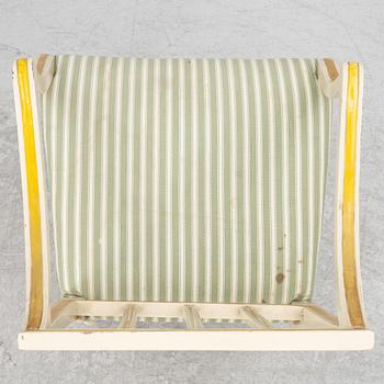 Karmstolar, 2+1 st, sengustavianska, omkring år 1800.