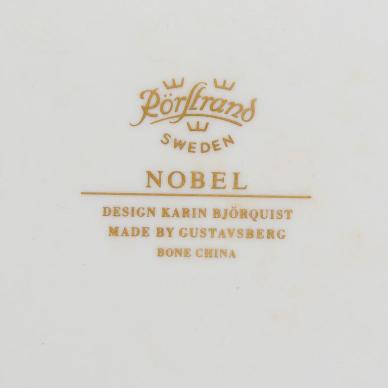 TALLRIKAR, 11 st, poslin, "Nobel", design Karin Björquist, Rörstrand/Gustavsberg.