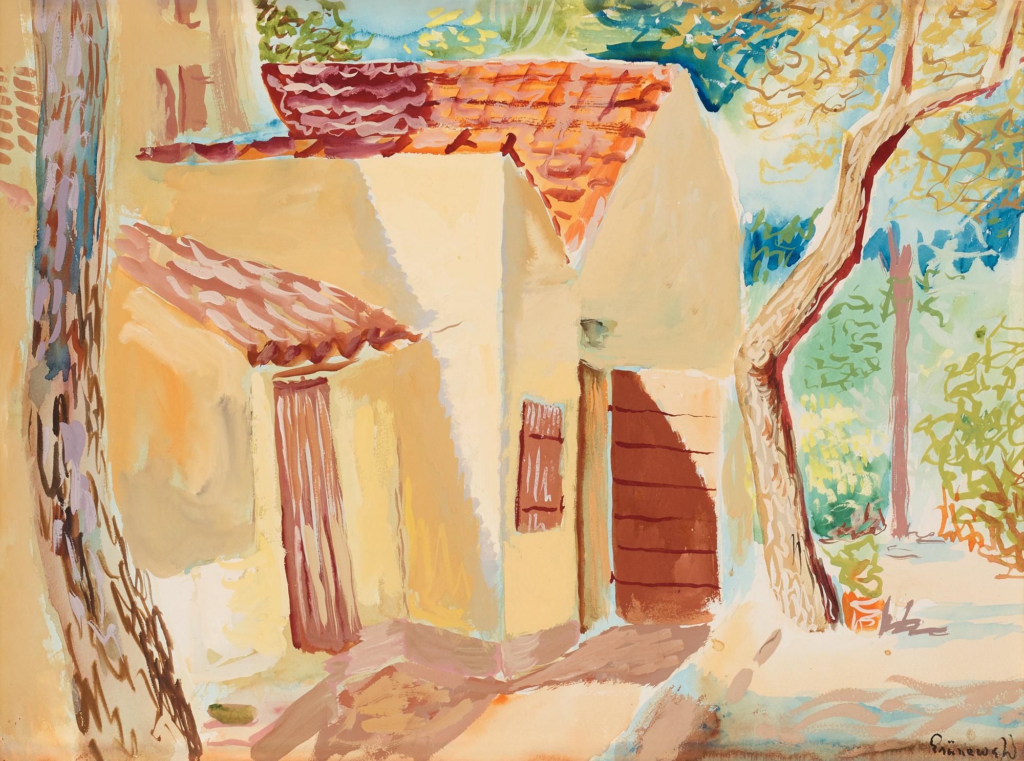 Isaac Grünewald, Det gula huset.