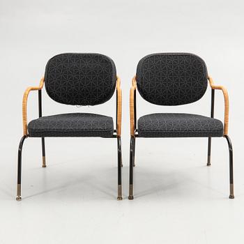 Mats Theselius, armchair, a pair, "Bamboo king", Källemo AB, Värnamo, 8/360 and 49/360.