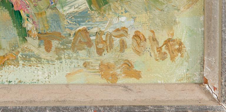 Taisto Ahtola, oil on canvas, signed and dated -62.