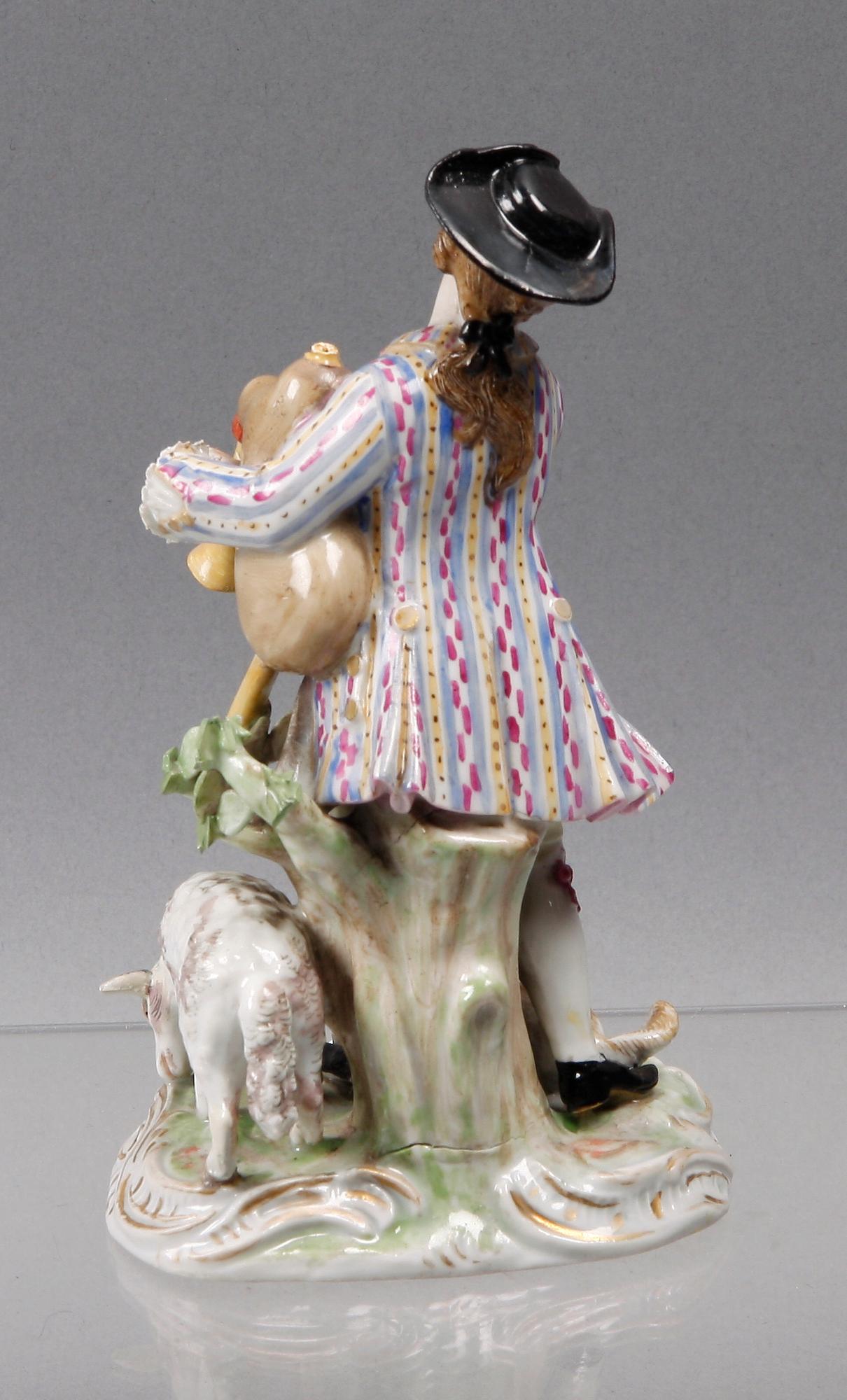FIGURIN, porslin. Meissen, 1700-tal.