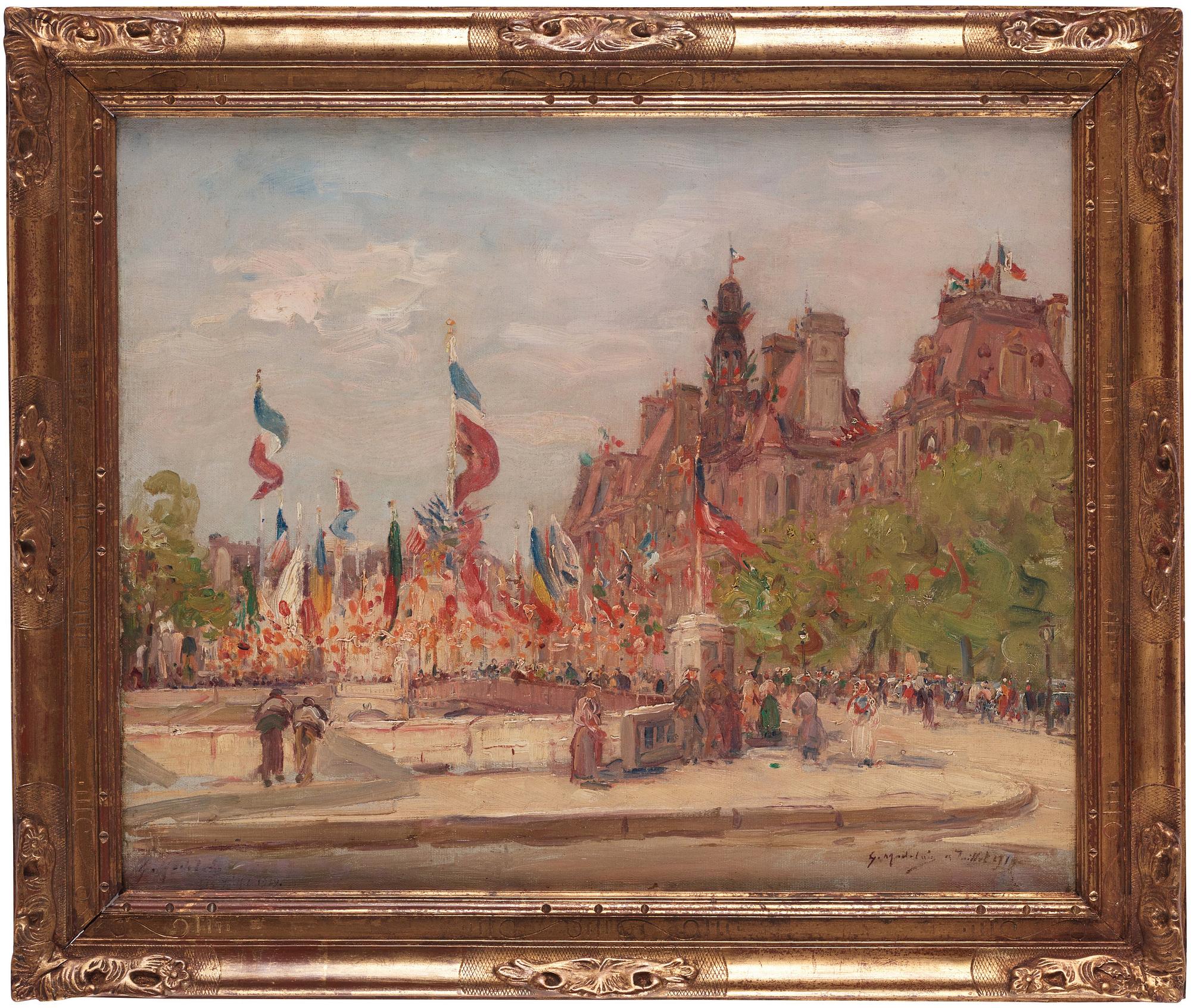 Gustave Madelain, "Paris 14 juli".