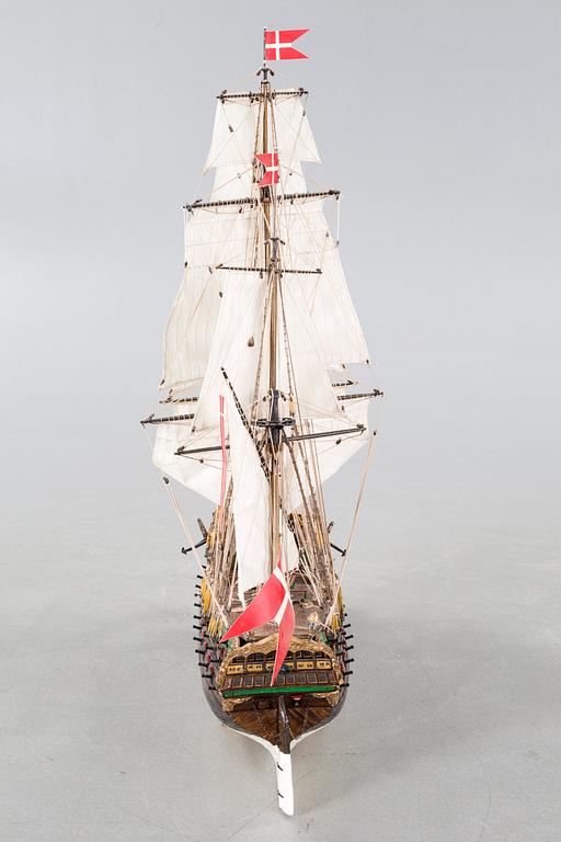 A ship model, "Norske Løve", second half of the 20th century.