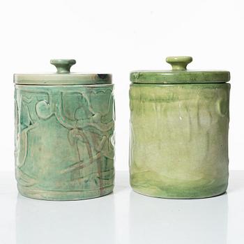 Allan Ebeling, tobaksburkar, 3 st, Bo Fajans 1920-tal och Torshälla 1934.