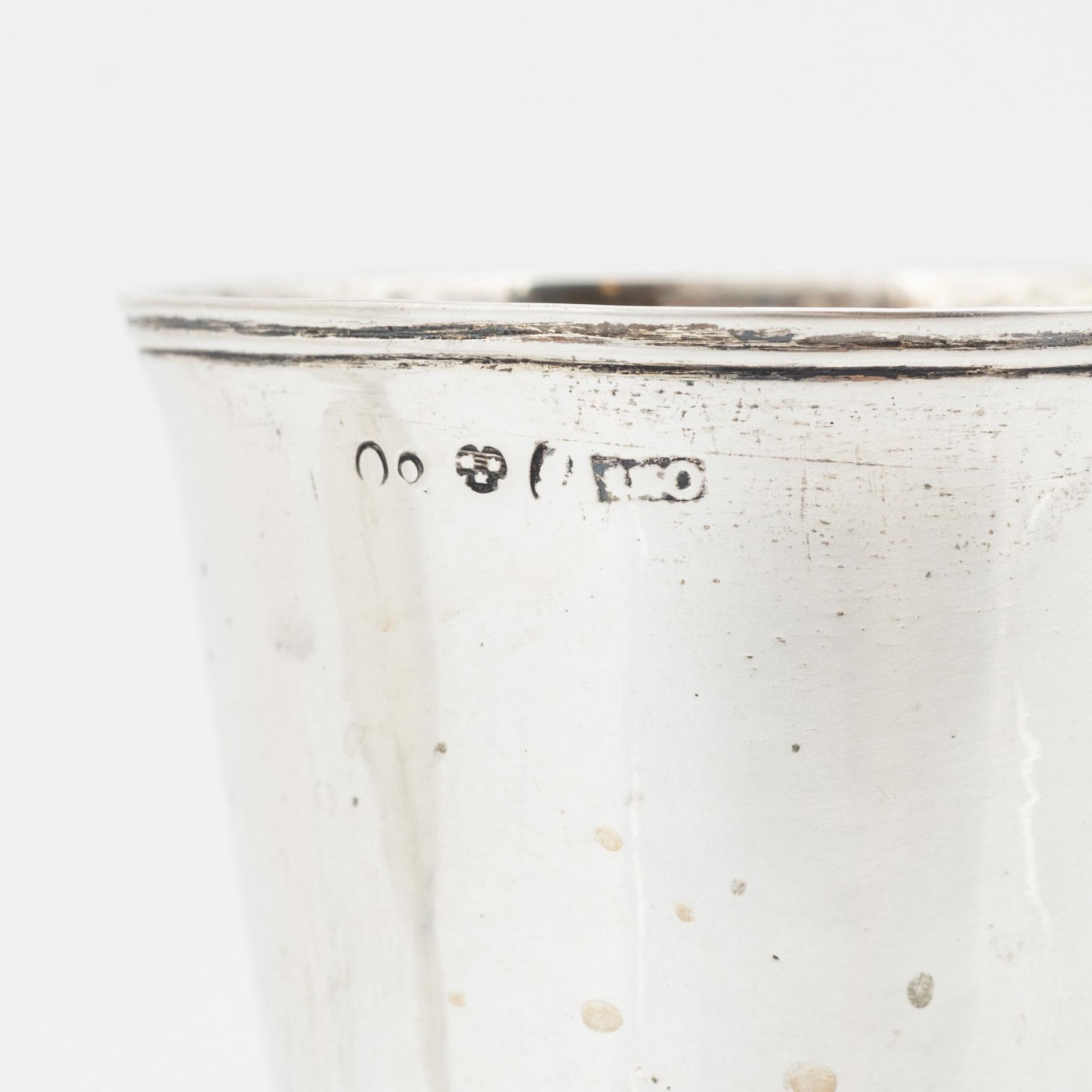 Olof Hellbom, supkalkar, ett par, silver, Stockholm 1796.