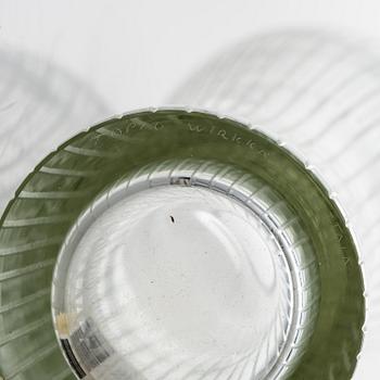 TAPIO WIRKKALA, A 'Foal leg' glass vase, signed Tapio Wirkkala, Iittala.