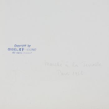 Gisèle Freund, "Marché à la Ferraille, Paris, 1958".