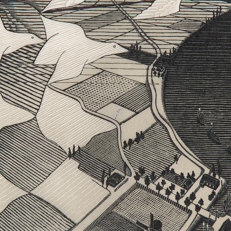 Maurits Cornelis Escher, 'Day and Night'.