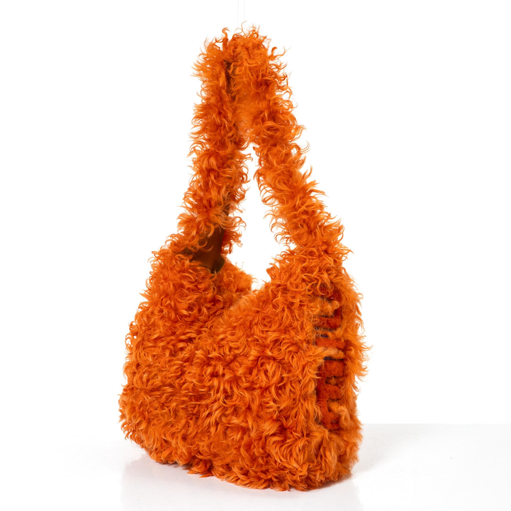 Miu Miu, bag, "Montone Letter Fur Bag".