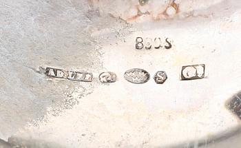 KAFFESERVIS, 3 delar, silver, 1942. Total vikt ca 1094 g.