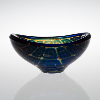 SVEN PALMQVIST, glass bowl, signed Ravenna No 1504 Sven Palmqvist.