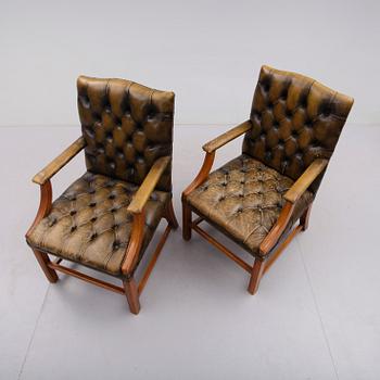 KARMSTOLAR, 1 par, England, 1900-tal.