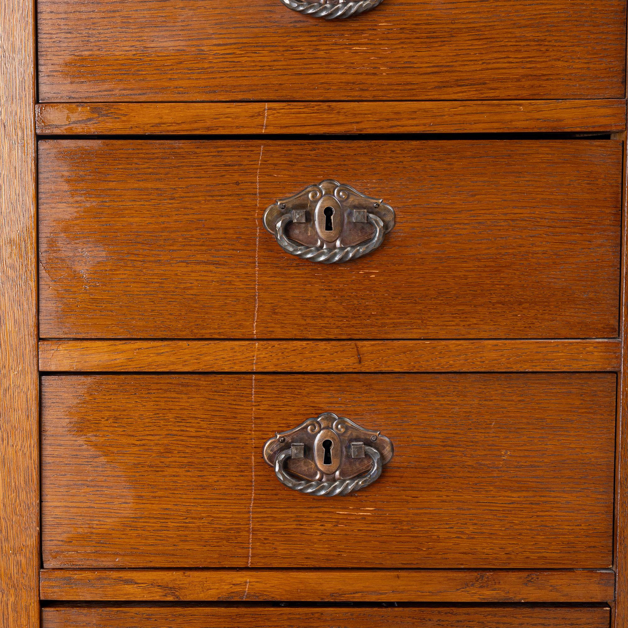 Wardrobe, Art Nouveau, early 20th century.