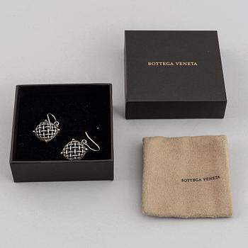 Bottega Veneta, ring och örhängen, sterlingsilver, Italien.