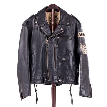 AVIREX LTD,  a men´s leather pilotjacket, size L.