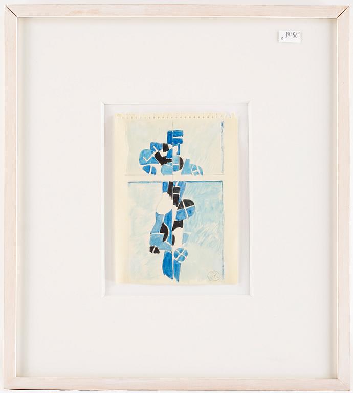 JOHN KANDELL, akvarell, monogramsignerad.