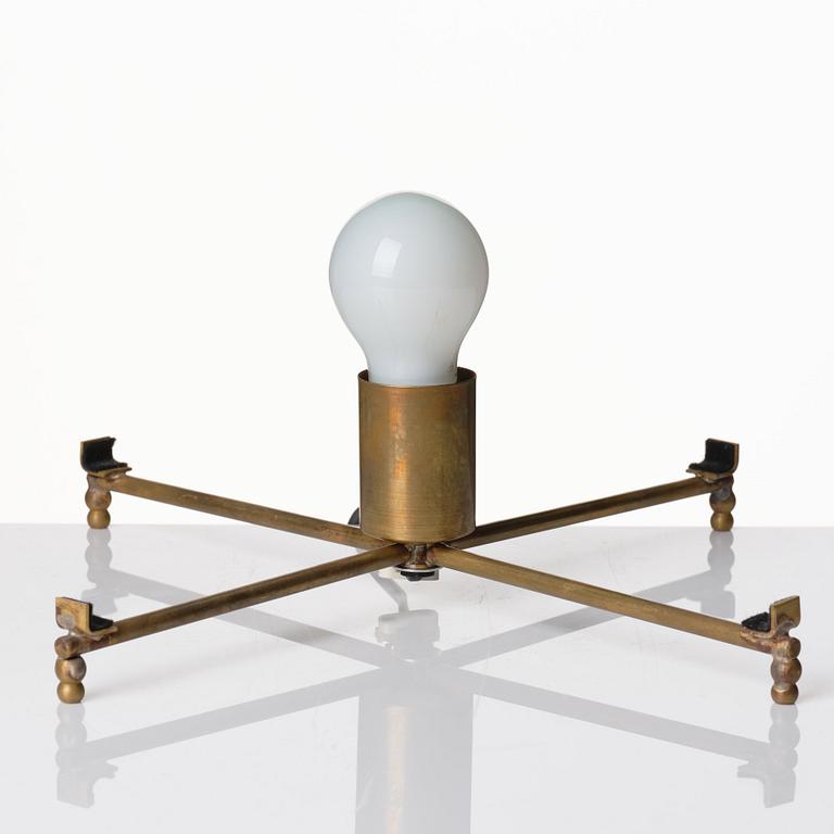 Ernst Billgren, a glass table lamp, 'Fattigmanslampa', Reijmyre, Sweden 2010, ed. 7/50.