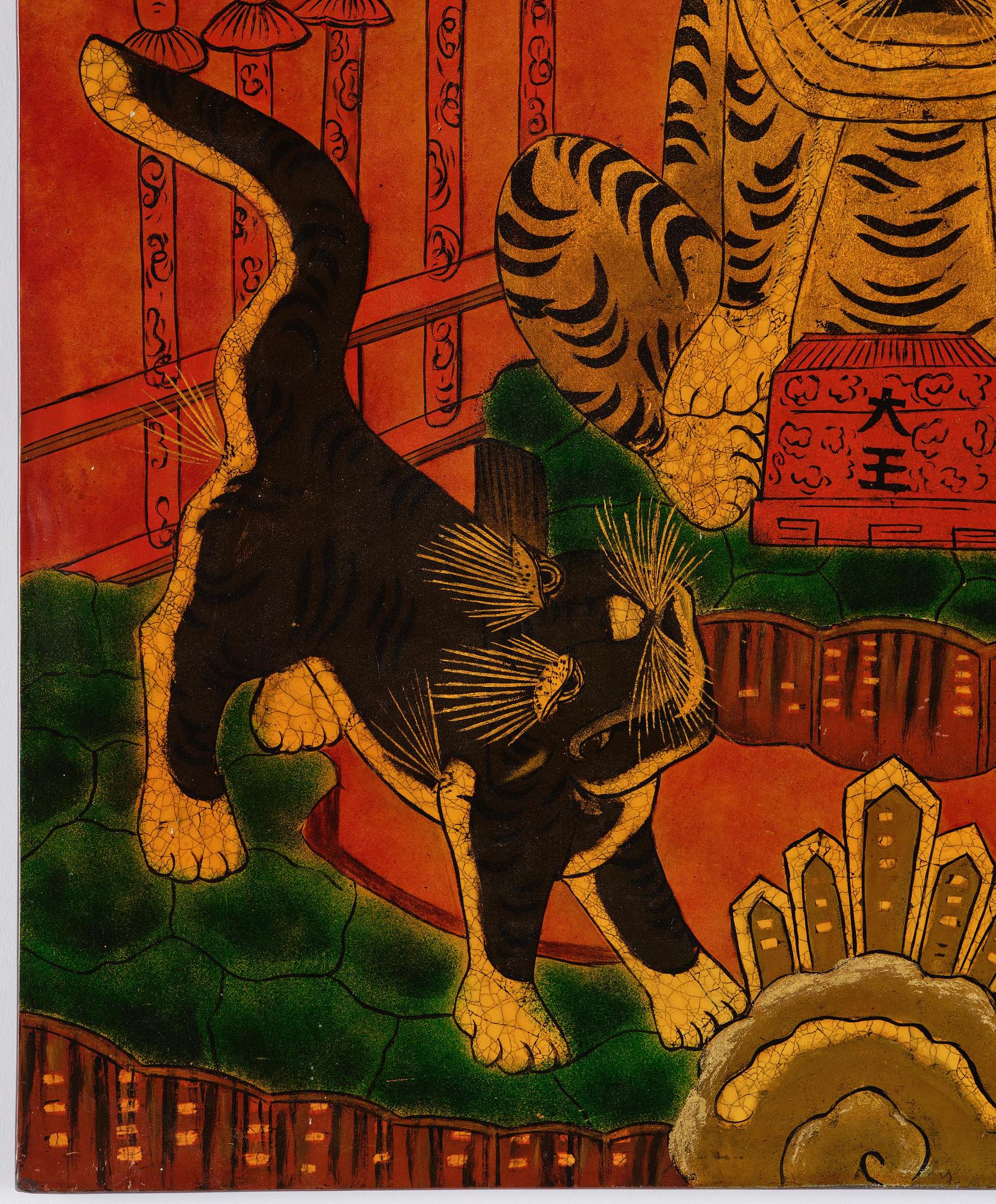 Toan Nguyen Duc, "Five Tigers"/"Cinq tigres", 1985.