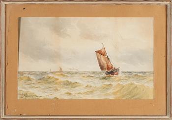 WILLIAM HENRY PEARSON, akvarell, signerad.