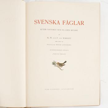 Bibliofilupplagan av von Wright: Svenska fåglar.