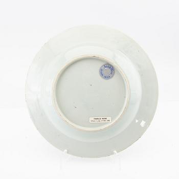 Tallrikar 5 st Kina Qianlong (1736-95) porslin.