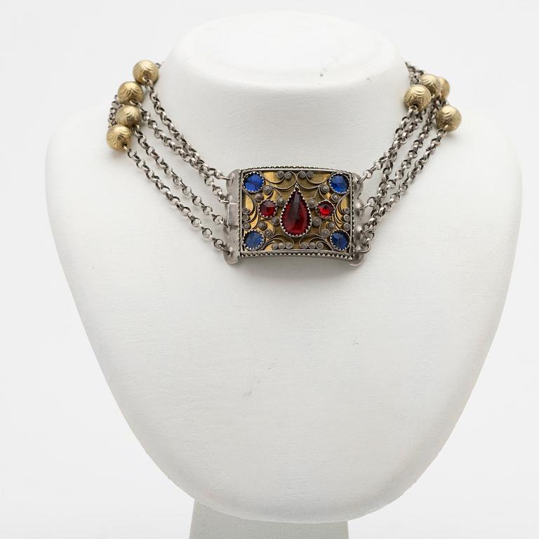 Dress ornament, silver, Peter Ohlijn (active 1777–1801), Karlskrona.