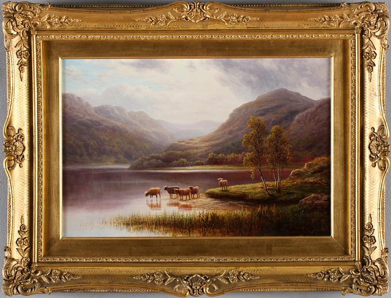 WILLIAM MELLOR, olja på duk, signerad.
