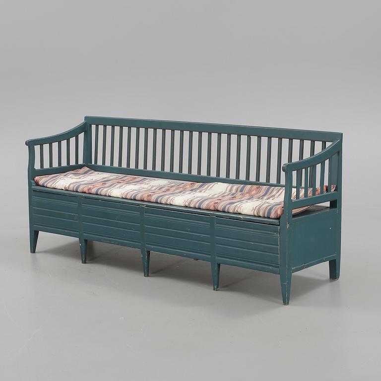 SOFFA/FÅLLBÄNK, allmoge, Blekinge, 1800-tal.