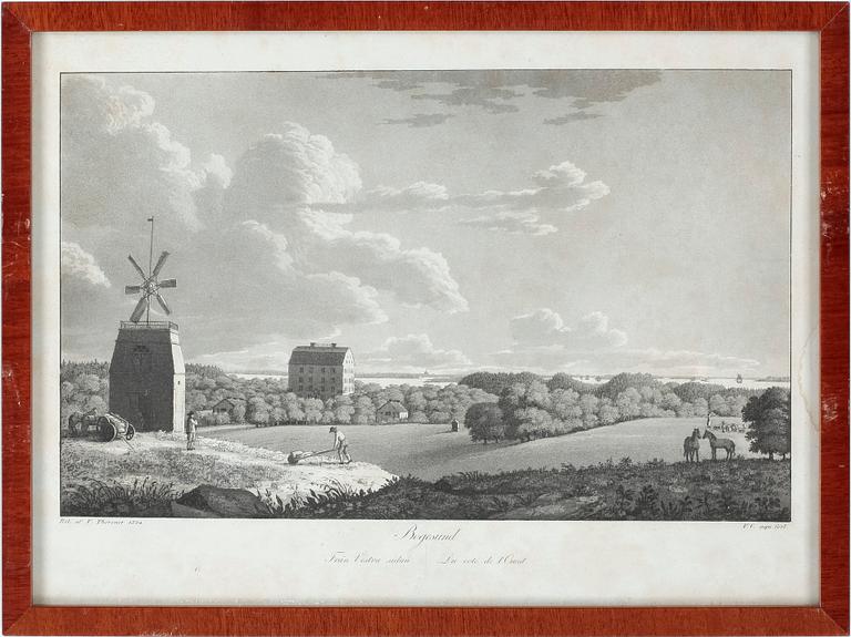 ULRIK THERSNER, efter, gravyrer, 4st, 1800-talets första hälft.