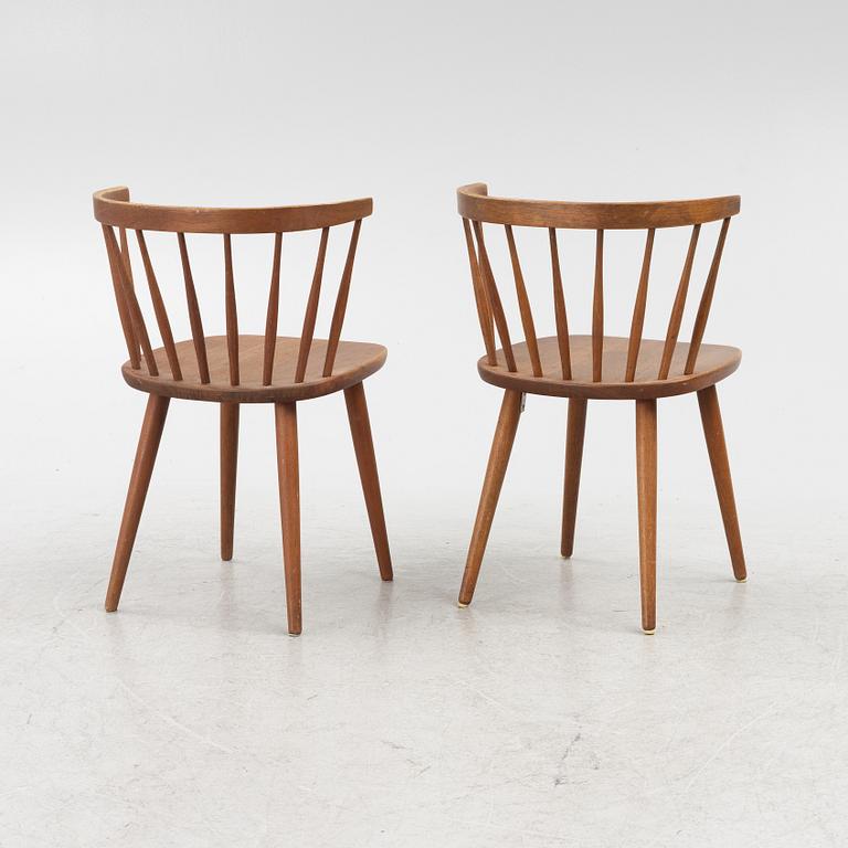 Eight chairs, second half of the 20th century.