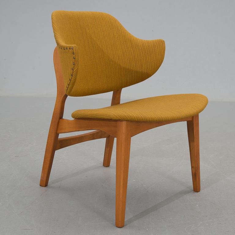 FÅTÖLJ, "Shell Chair", Ib Kofod Larsen, 1960-tal.