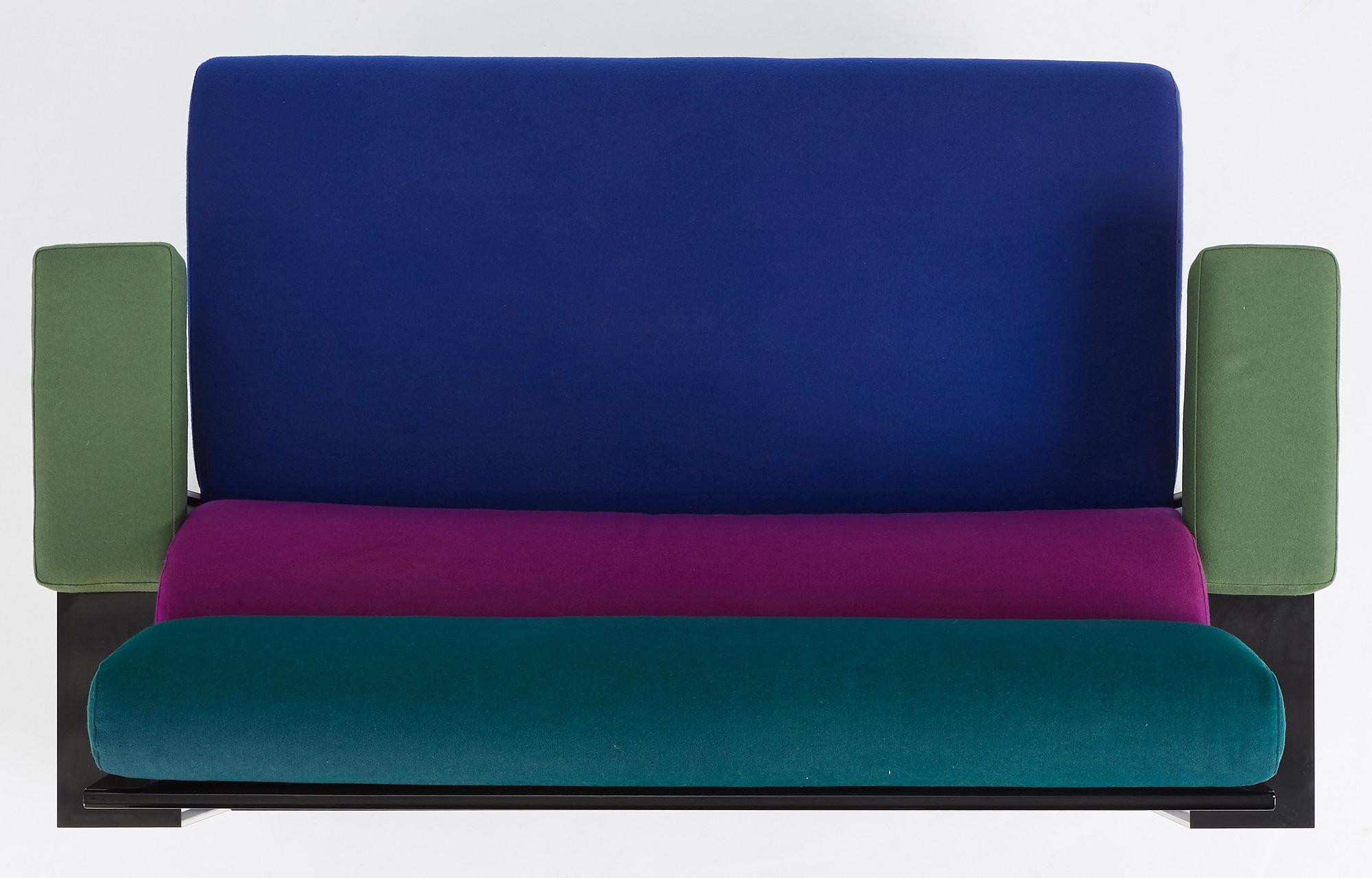 Michele De Lucchi, a "Lido" sofa, Memphis, Italy, post 1982.