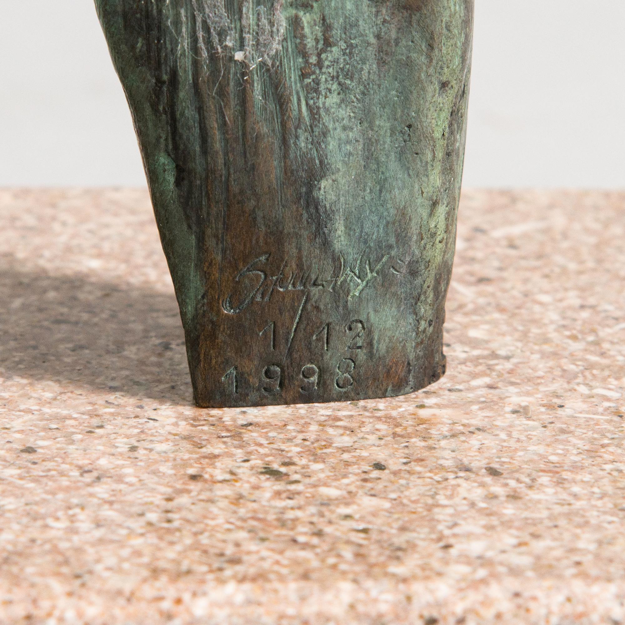 Stan Wys, bronze, signed and dated 1998, numrerad 1/12.