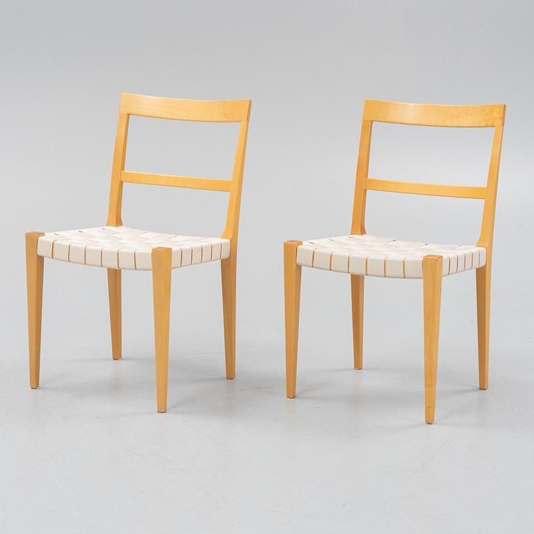 Bruno Mathsson, five 'Mimat' chairs, Bruno Mathsson International, Värnamo, 1995-2001.