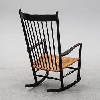Hans J Wegner, gungstol, "J 16". Danmark, 1900-talet sandra hälft.