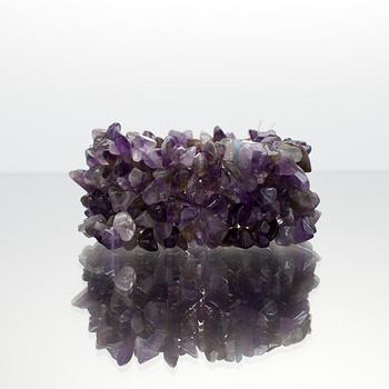 ARMBAND, ametister. Nyproduktion.