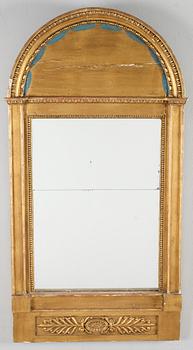 SPEGEL, bronserad, empire, 1800-talets första hälft.