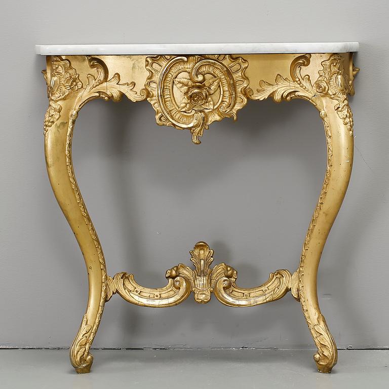 KONSOLBORD, Rokokostil, 1900-tal.