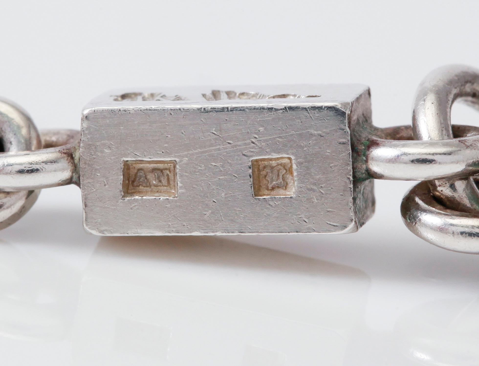 COLLIER, sterlingsilver, Wiwen Nilsson, Lund 1973.