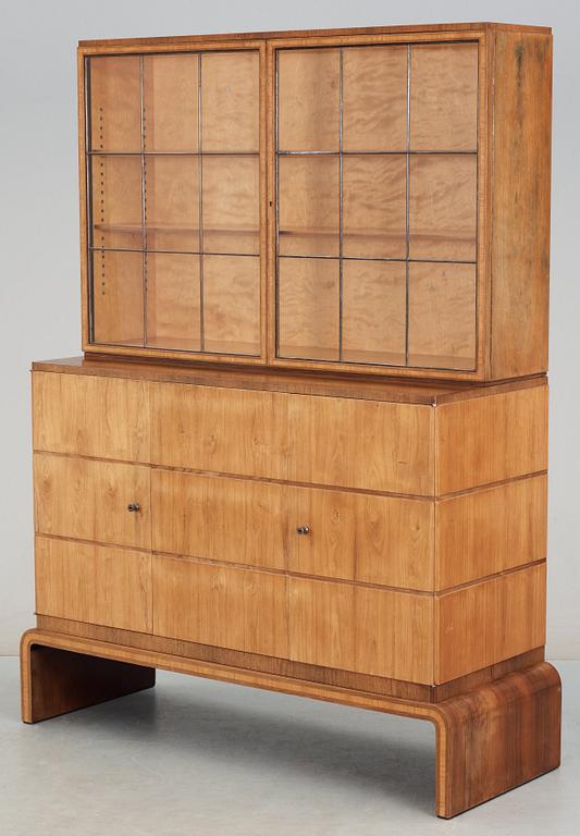 An Axel Larsson showcase cabinet, Albin Johansson, Wickman & Nyberg, Stockholm 1930.