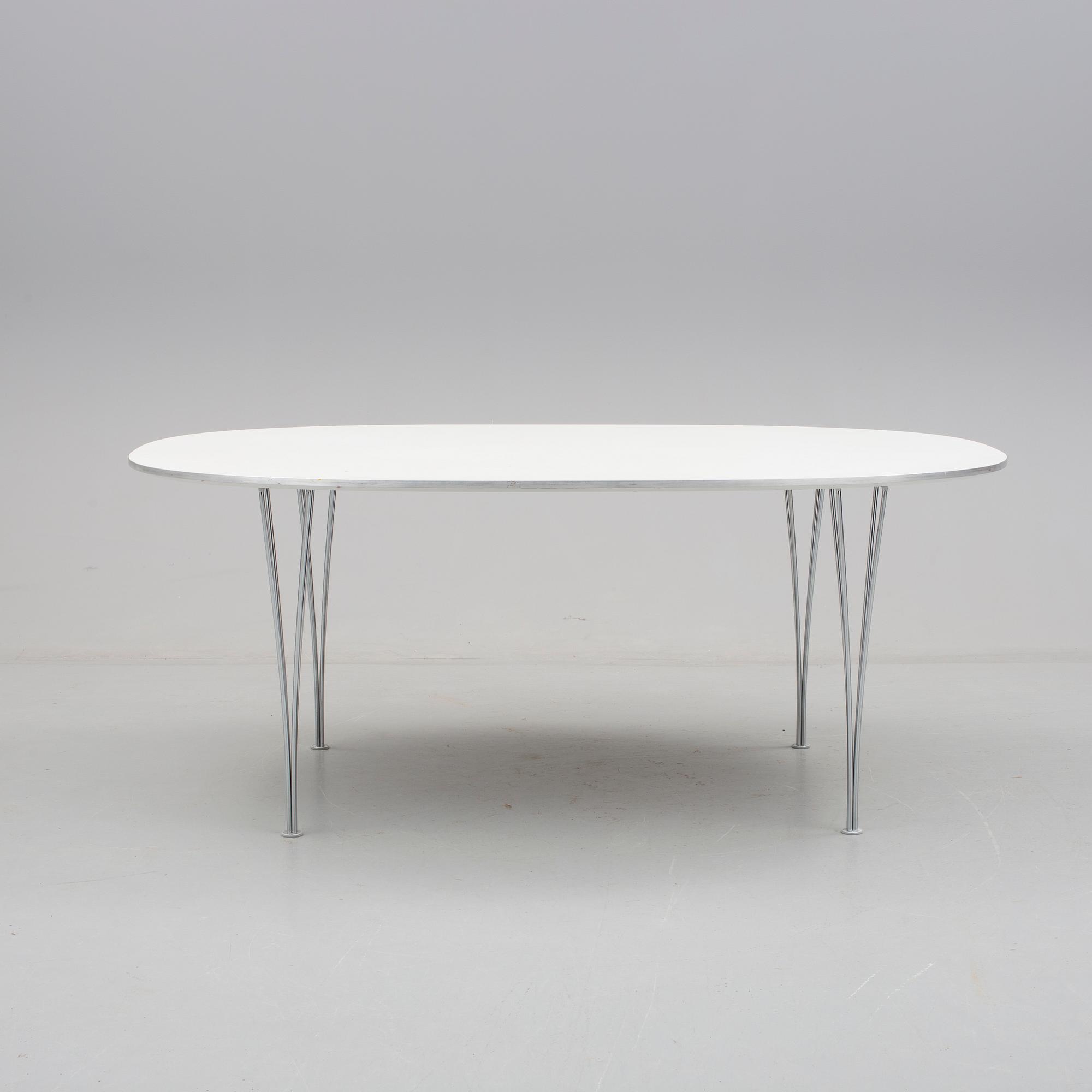 PIET HEIN och BRUNO MATHSSON, matbord, "Superellipse",  MIAB för Fritz Hansen, 2003.