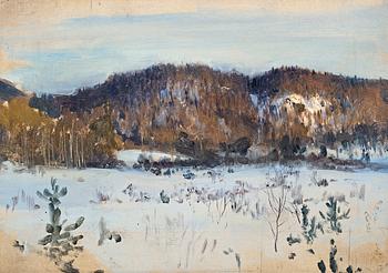 231. Eero Järnefelt, VINTERLANDSKAP.