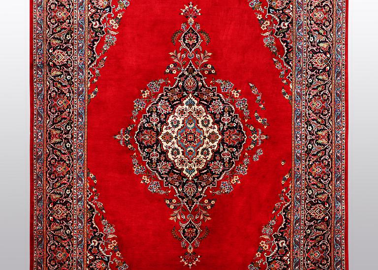 A carpet, Keshan, ca 353 x 240 cm.