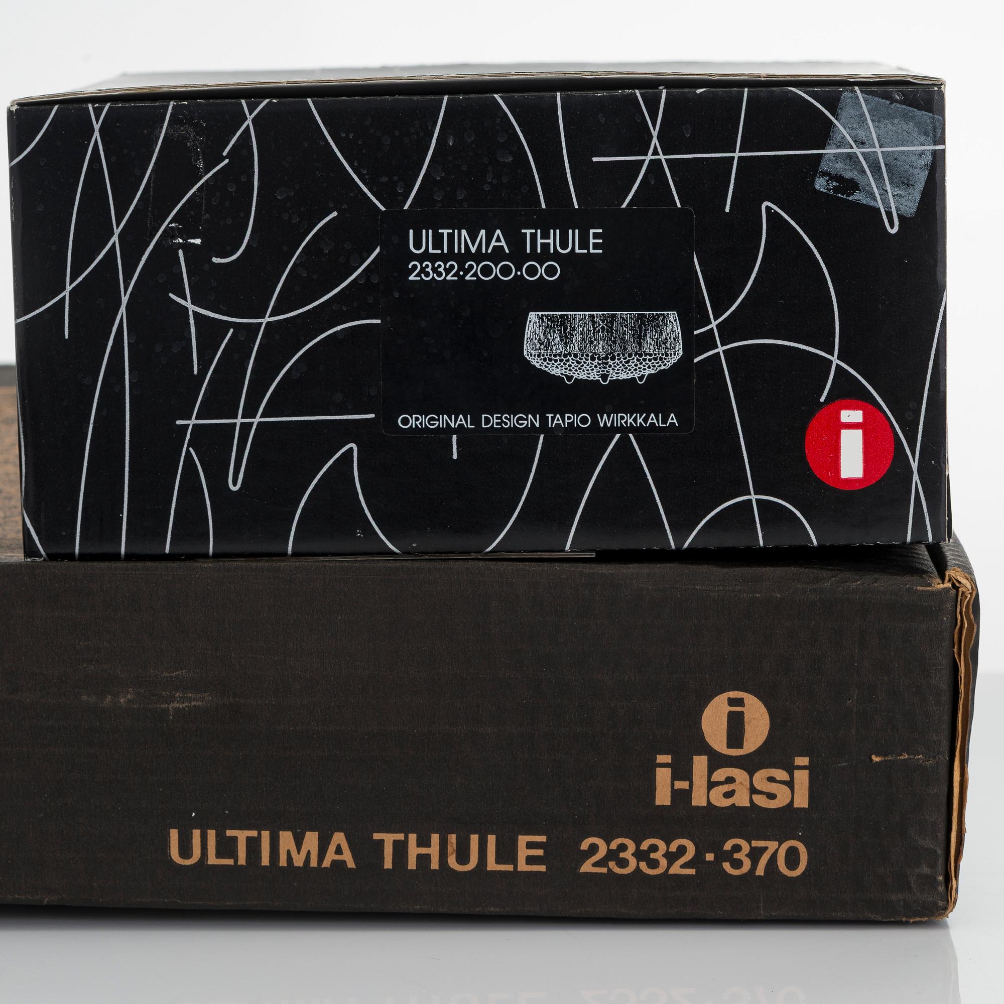 Tapio Wirkkala, an 'Ultima Thule' 14-piece glassware set for Iittala. Designed in 1968.