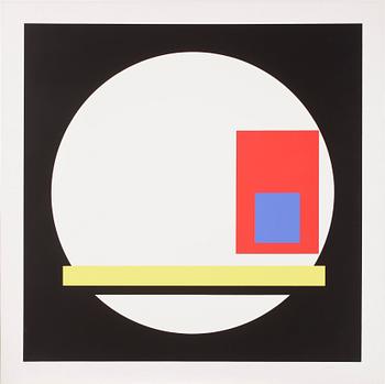 JEAN GORIN, mapp med 8 färgserigrafier,  numrerade 57/175, daterad 1972.