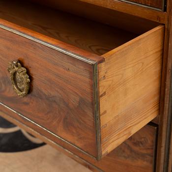 A Gustaivain style chest of drawers, around 1900.